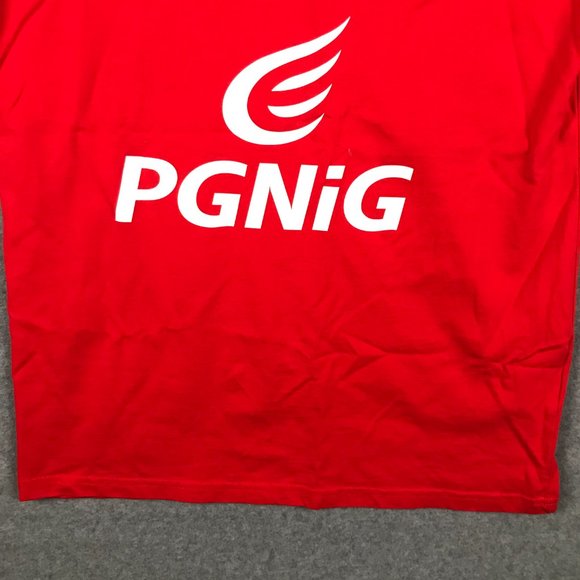 Kempa PGNiG Shirt Mens Medium Red Handball Cotton Short Sleeve Graphic Germany - Picture 6 of 14